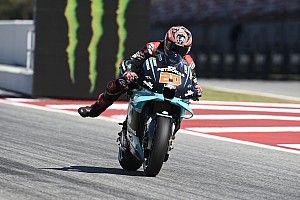 Warm-up - Quartararo au sommet et dans le gravier