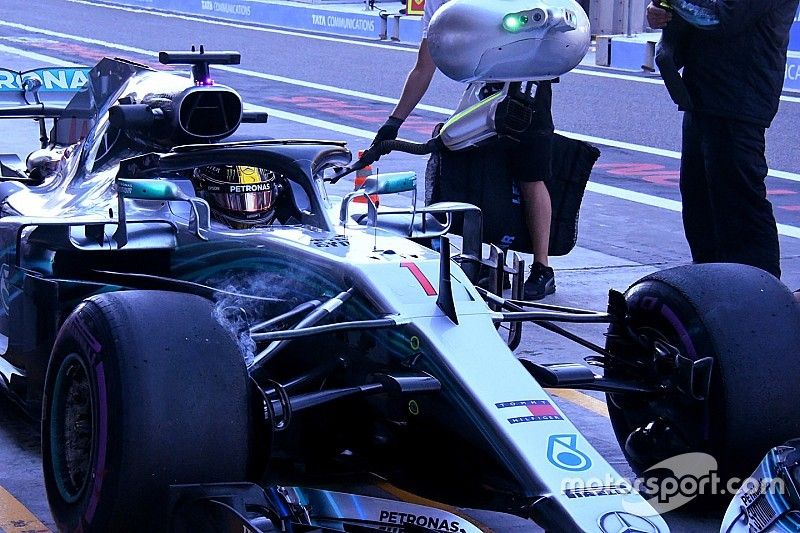 Lewis Hamilton, Mercedes AMG F1 detail