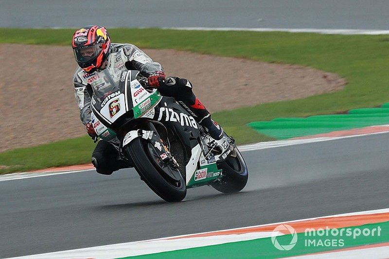 "Nur ein harmloser Ausrutscher": Stefan Bradl schüttelt Crash im Regen ab
