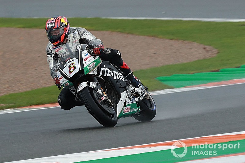 "Nur ein harmloser Ausrutscher": Stefan Bradl schüttelt Crash im Regen ab