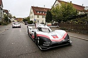 Webber drives 919 Evo in 'Tribute Tour' finale