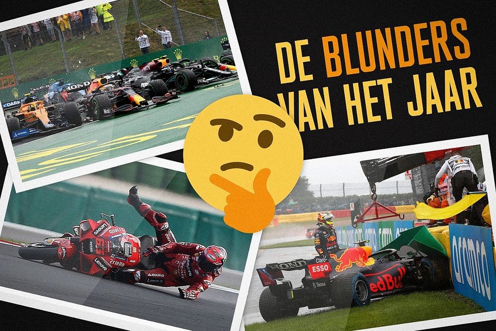 De grootste blunders van het raceseizoen 2021