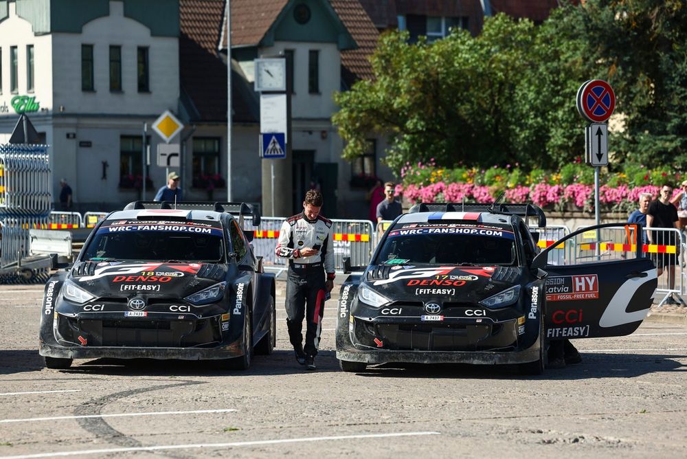 Takamoto Katsuta, Aaron Johnston, Toyota Gazoo Racing WRT Toyota GR Yaris Rally1, S&eacute;bastien Ogier, Vincent Landais, Toyota Gazoo Racing WRT Toyota GR Yaris Rally1