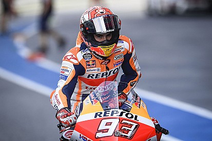 Márquez, también al frente en el warm up en Buriram