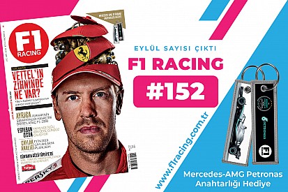 Mercedes F1 anahtarlık hediyeli F1 Racing Eylül sayısı çıktı