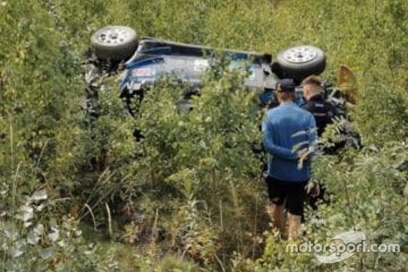 L'incidente di Hayden Paddon, M-Sport Ford WRT Ford Fiesta WRC