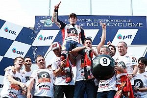 Márquez: “Ha sido como lo había soñado, campeón ganando la carrera”