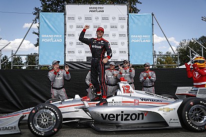 IndyCar Portland: Power wint, Newgarden dichter bij titel