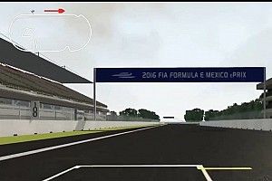 Una splendida simulazione del Mexico City ePrix
