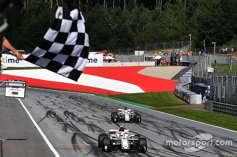 Diaporama: l'Alfa Romeo Sauber dans le Grand Prix d'Autriche