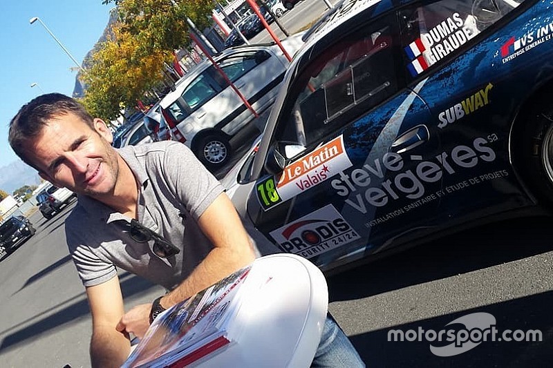 Romain Dumas, la star al via del Rally del Vallese
