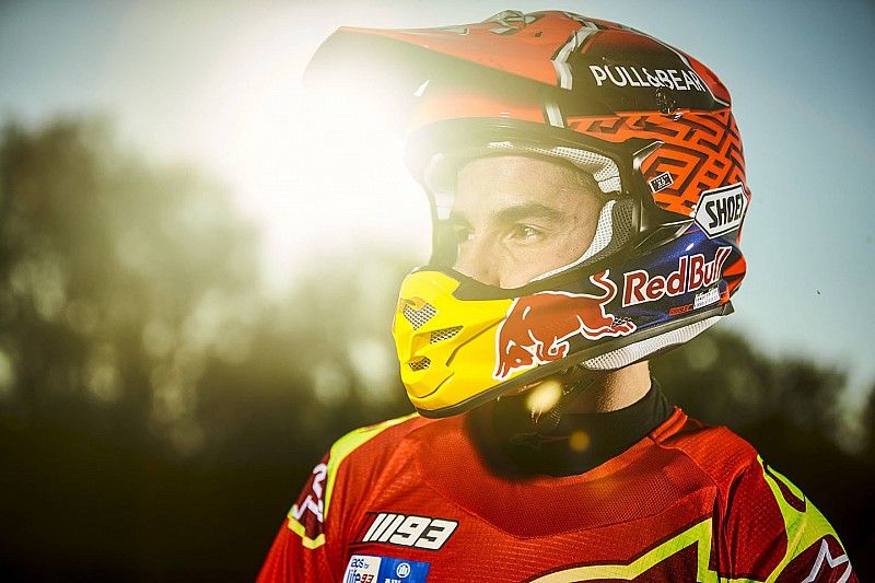 Marc M&aacute;rquez entrena en Cervera, Espa&ntilde;a