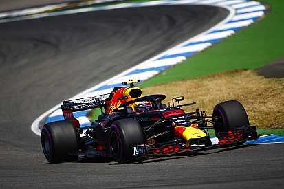 German GP: Verstappen leads FP2 despite hitting trouble