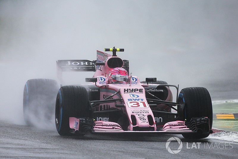 Ocon mira pódio e celebra 3º lugar no grid: “Equipe merecia”
