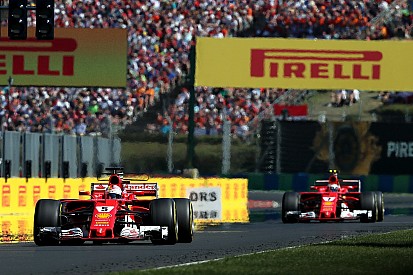 Vettel admits Raikkonen "a lot faster" most of the race