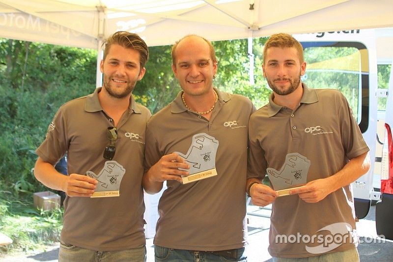 Thierry Kilchenmann, Sandro Fehr, Elio Barbezat, podium