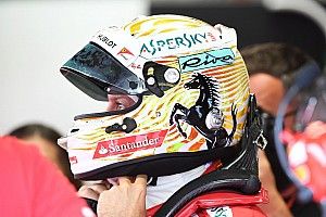 Ferrari: Vettel presenta un nuovo casco anche a Singapore