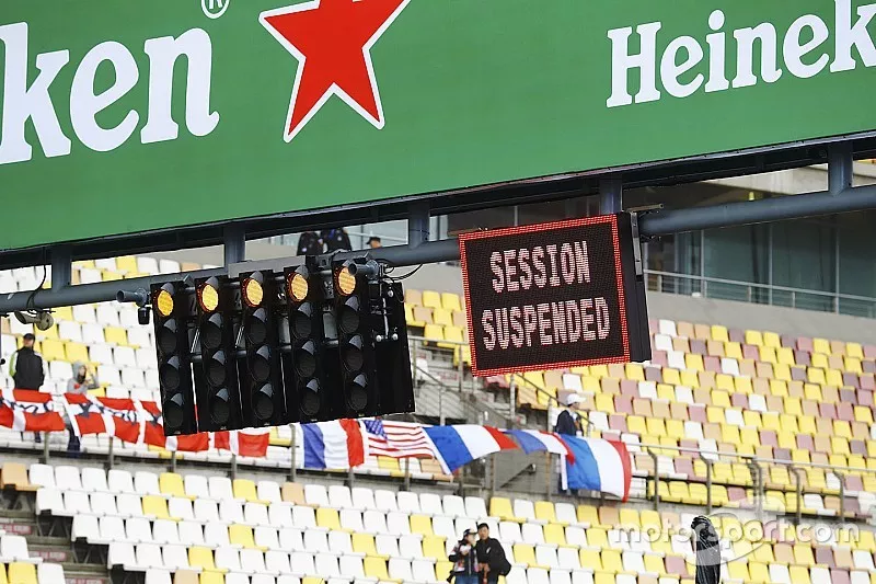 FP1 sesi&oacute;n suspendida