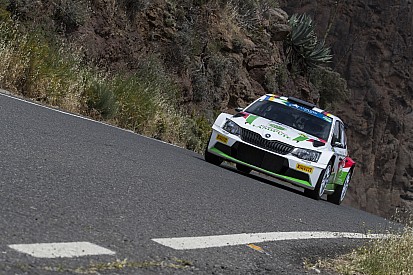 Griebel al Rally di Germania con la ŠKODA Fabia R5 della BRR