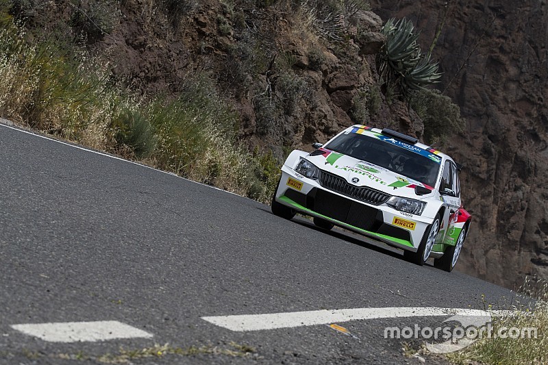 Griebel al Rally di Germania con la ŠKODA Fabia R5 della BRR