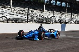 New IndyCar design for 2018 hits the track at Indianapolis