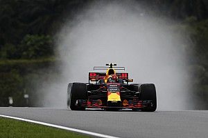 Sepang, Libere 1: Verstappen maestro dell'acqua con la Red Bull