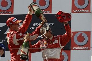 Massa, aki Schumacher és Alonso mellett állhatott fel először a dobogóra