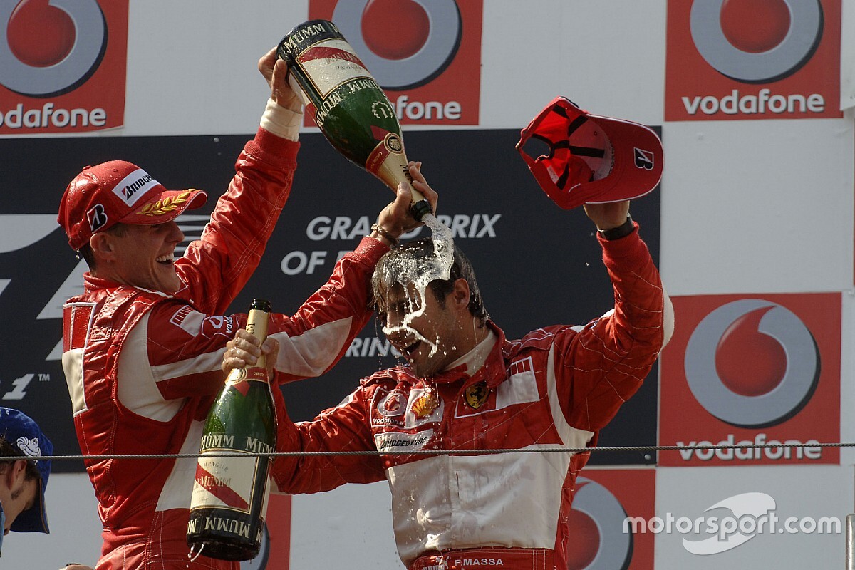 Massa, aki Schumacher és Alonso mellett állhatott fel először a dobogóra
