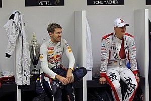 Vettel diz que “herói” Schumacher ainda é o melhor piloto de F1 que viu