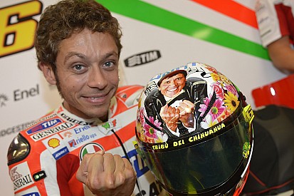 GALERÍA: los cascos conmemorativos de Rossi en Italia