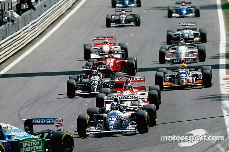 David Coulthard bij de start