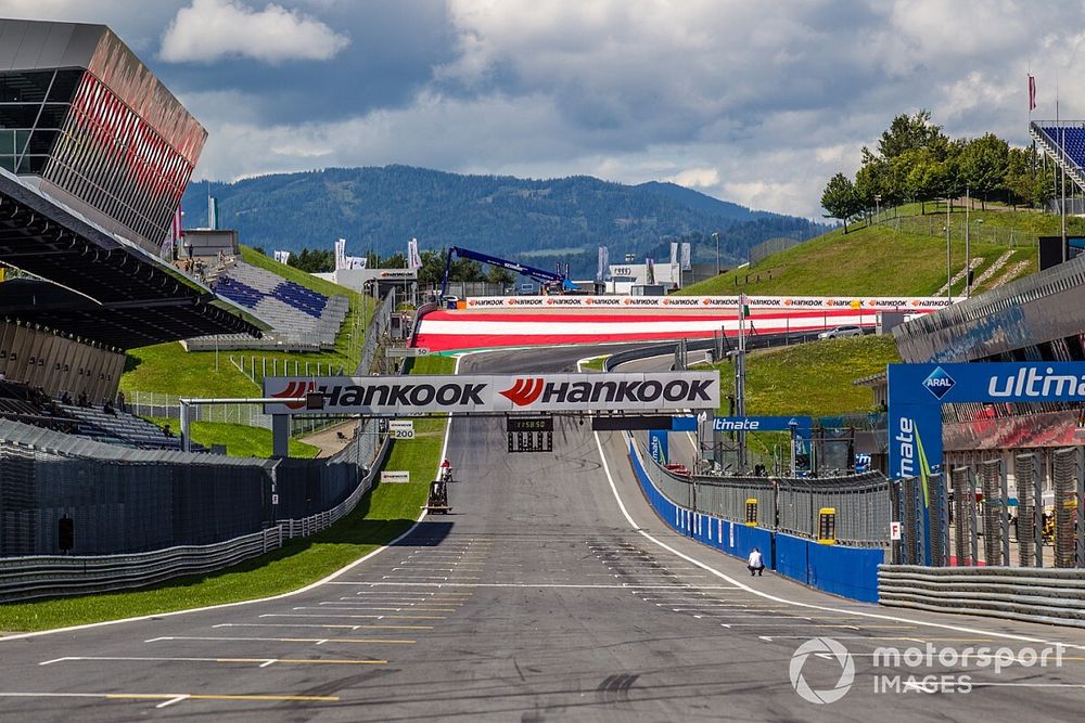 Pitlane straight at Red Bull Ring