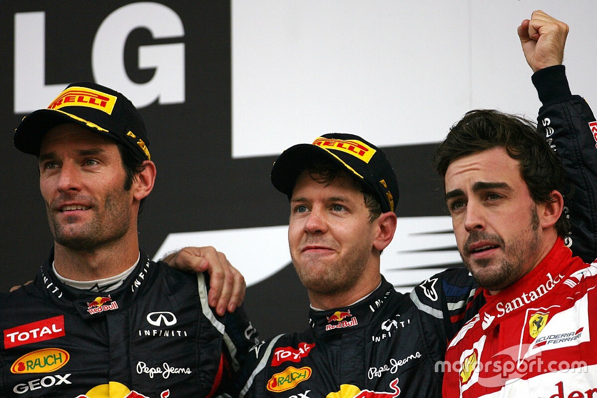 Ferrari ha agotado a Vettel, según Webber