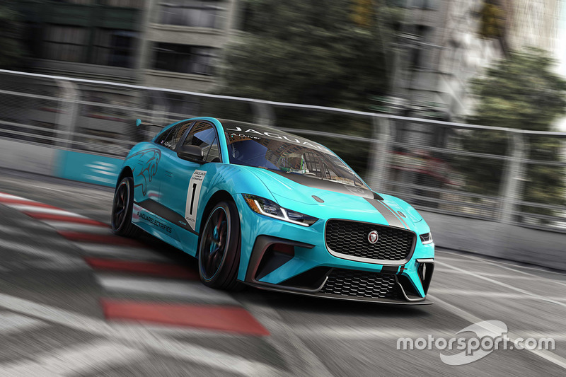 Jaguar I-PACE eTROPHY-Fahrzeug