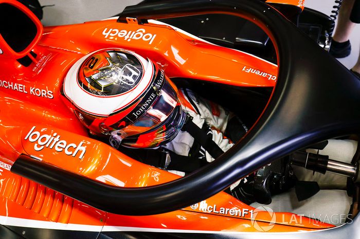 Stoffel Vandoorne, McLaren con el Halo