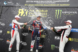 Podium : le vainqueur Cyril Raymond, le deuxième Tanner Whitten, le troisième Dan Rooke