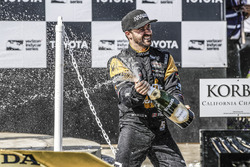 James Hinchcliffe, Schmidt Peterson Motorsports Honda, champagne
