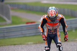 Dani Pedrosa, Repsol Honda Team, crash