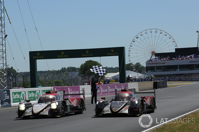 Dua mobil LMP2 dari tim Jackie Chan DC Racing raih hasil 2-3 keseluruhan