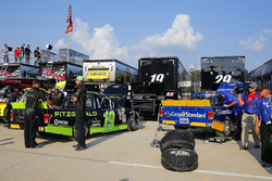 Austin Cindric, Brad Keselowski Racing Ford y Chase Briscoe, Brad Keselowski Racing Ford