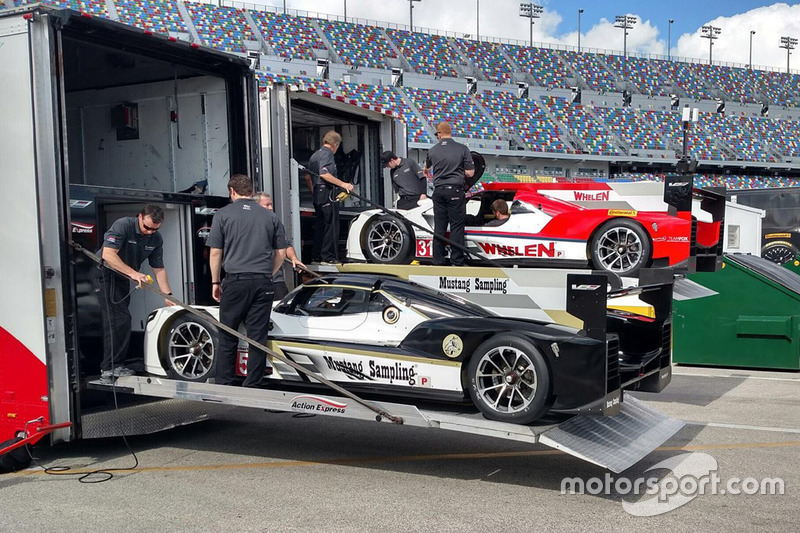 The two Action Express Racing Cadillac DPi-V.R