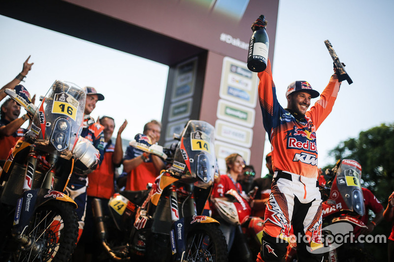 I vincitori Sam Sunderland, Red Bull KTM Factory Racing