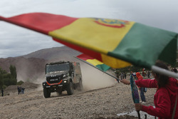 #502 Team De Rooy, Iveco: Federico Villagra, Adrian Yacopini, Ricardo Torlaschi