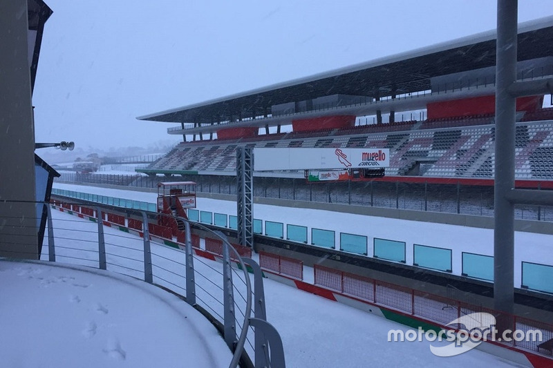 Autodromo del Mugello innevato