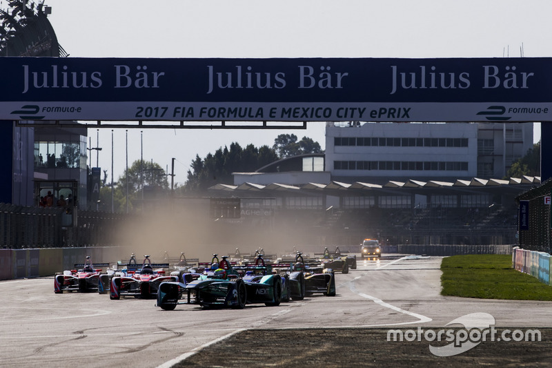 Aksi start, Mexico City ePrix