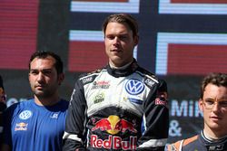 Podium : le vainqueur Andreas Mikkelsen, Volkswagen Motorsport