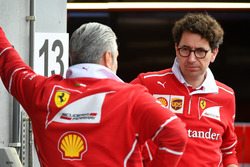 Maurizio Arrivabene, Team Principal Ferrari e Mattia Binotto, Chief Technical Officer Ferrari