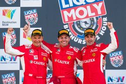 Podium: race winners #88 Maranello Motorsport, Ferrari 488 GT3: Toni Vilander, Craig Lowndes, Jamie 