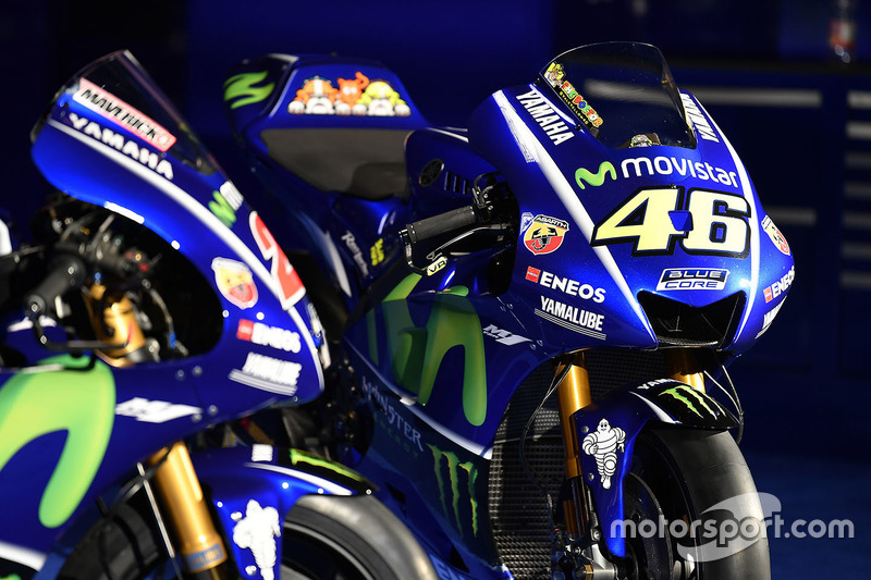 Bike of Valentino Rossi, Yamaha Factory Racing, Maverick Viñales, Yamaha Factory Racing