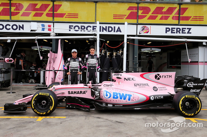 Sergio Pérez, Sahara Force India F1, Esteban Ocon, Sahara Force India F1 Team
